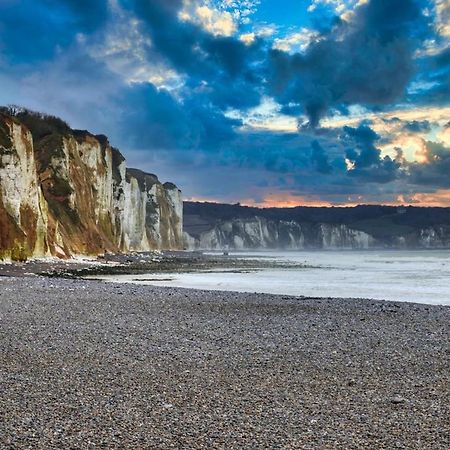 Avec JARDINET sans vis à vis Plein centre ville au RDC 350m de la plage Dieppe Esterno foto